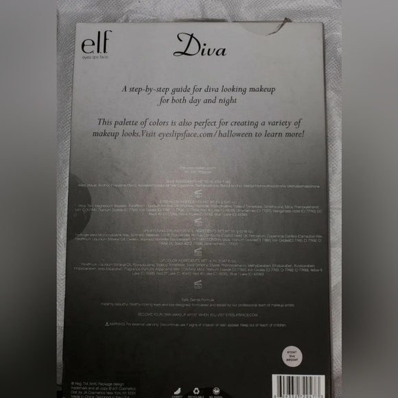 Lot of 2 e.l.f Cosmetics Beauty Books Vampire, & Diva - Picture 7 of 7